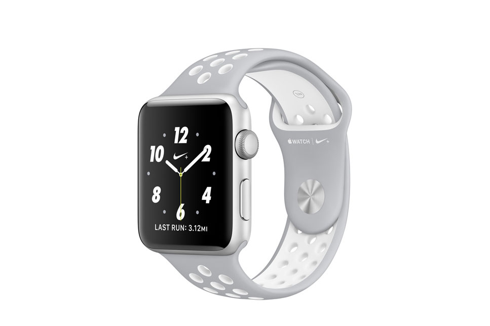 apple watch 2 news nike  silver white sport large