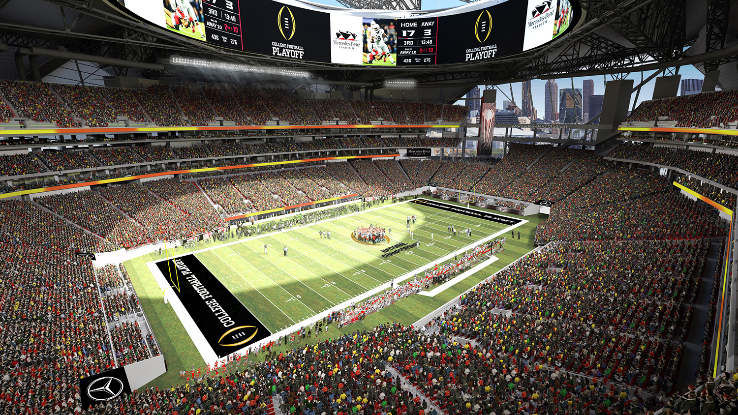 Mercedes-Benz Stadium Renders