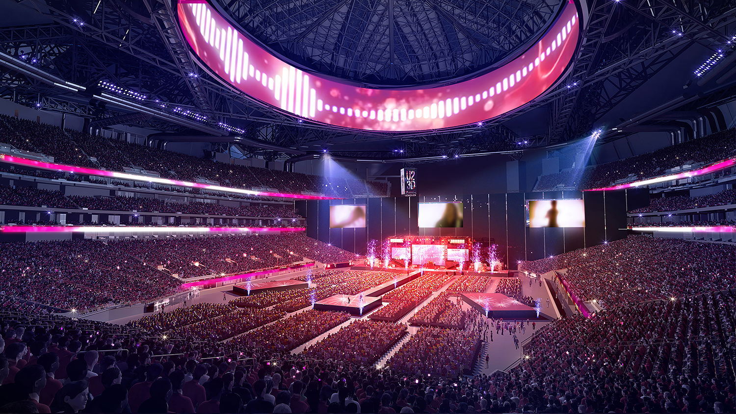 Mercedes-Benz Stadium Renders