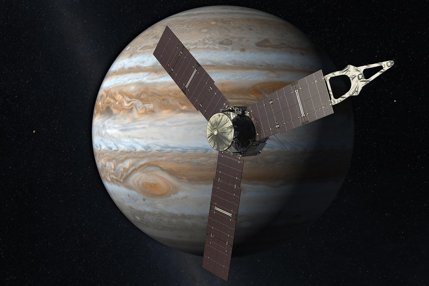 nasa junocam jupiter flyby jup5