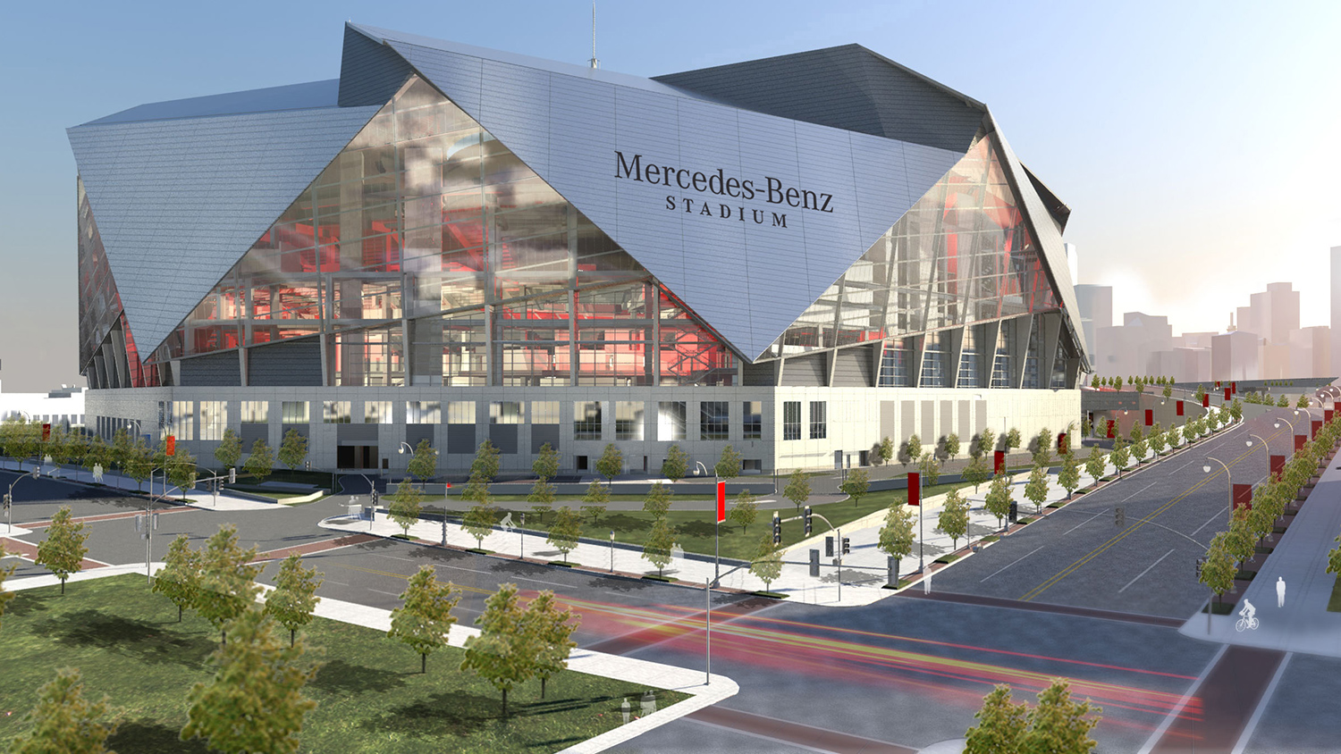 Mercedes-Benz Stadium Renders