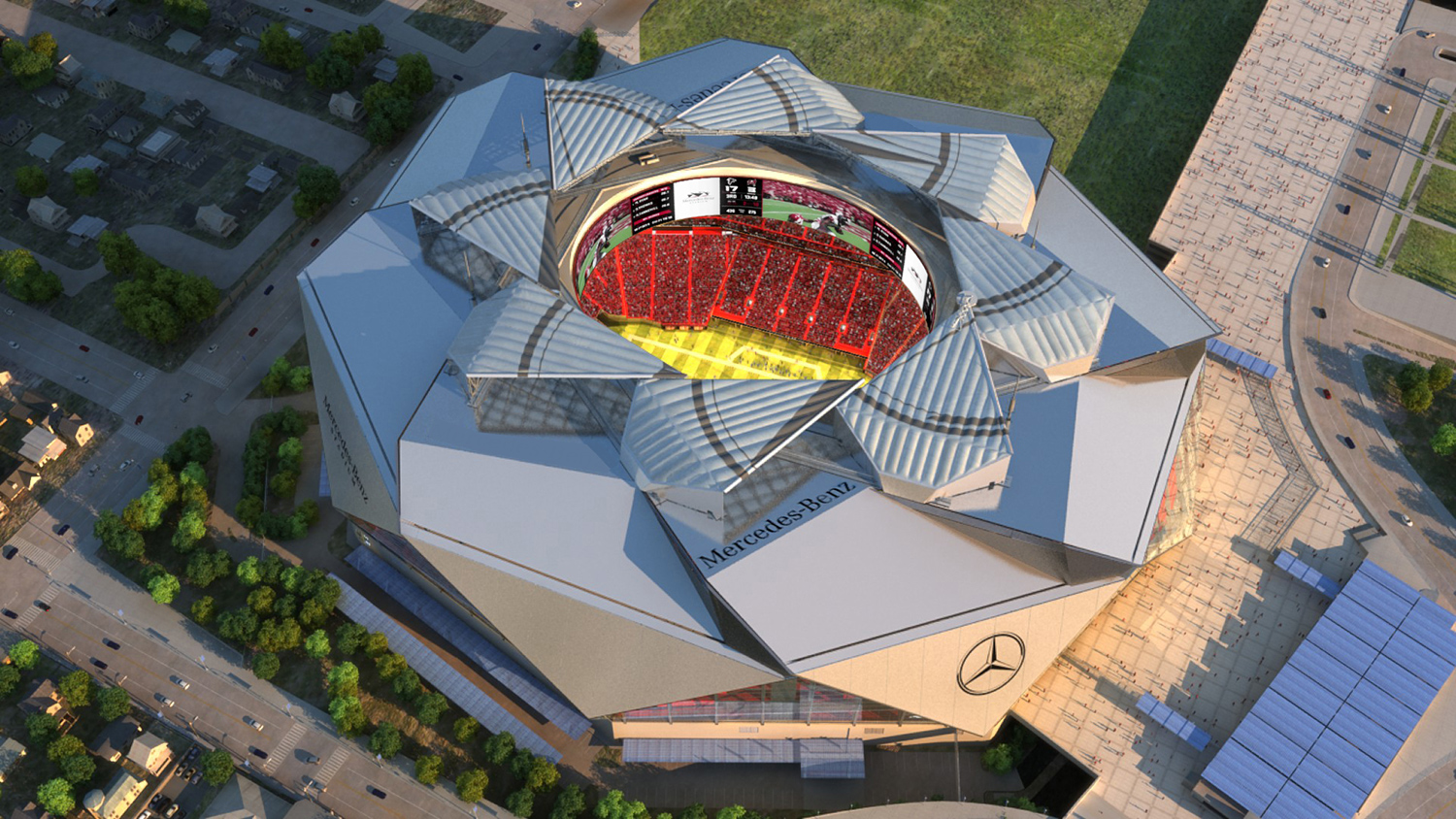Mercedes-Benz Stadium Renders
