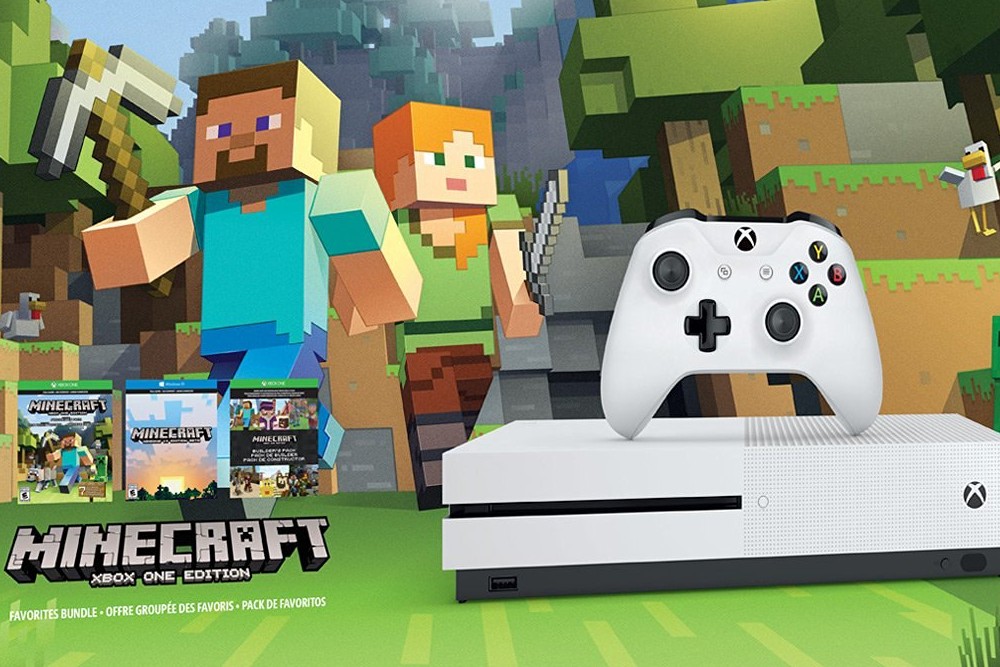 minecraft xbox one s hardware bundle minecraftxbo