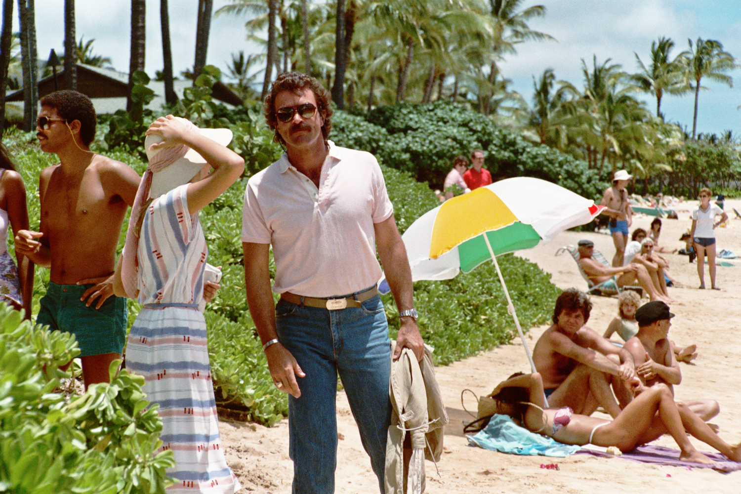 magnum pi sequel series abc tom selleck scene