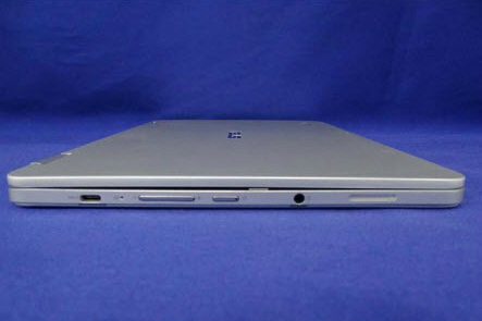 asus premium chromebook c302ca side closed