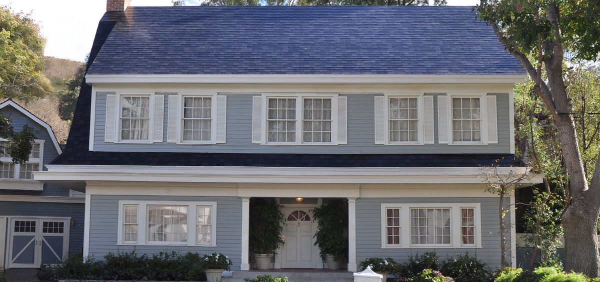 Textured Glass Tile roof