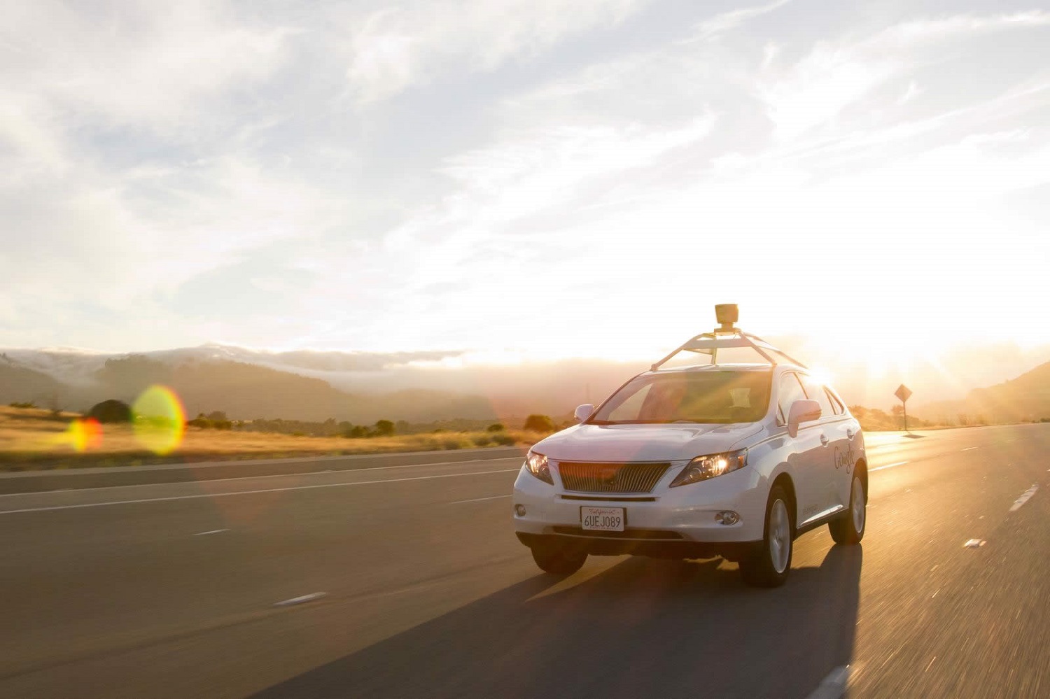 Google self-driving Lexus