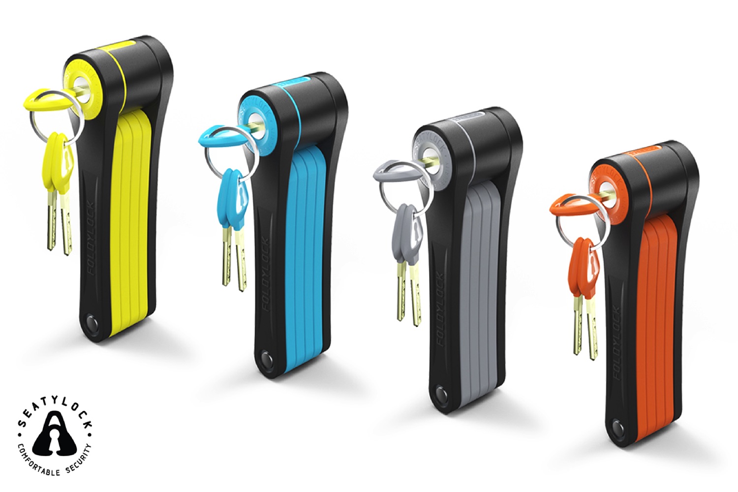 foldylock folding bike lock all colors for press