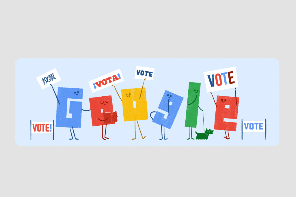 google doodle election 2016