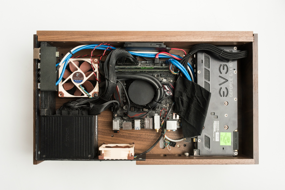 volta v is a sustainable long lasting handcrafted wood pc case 3