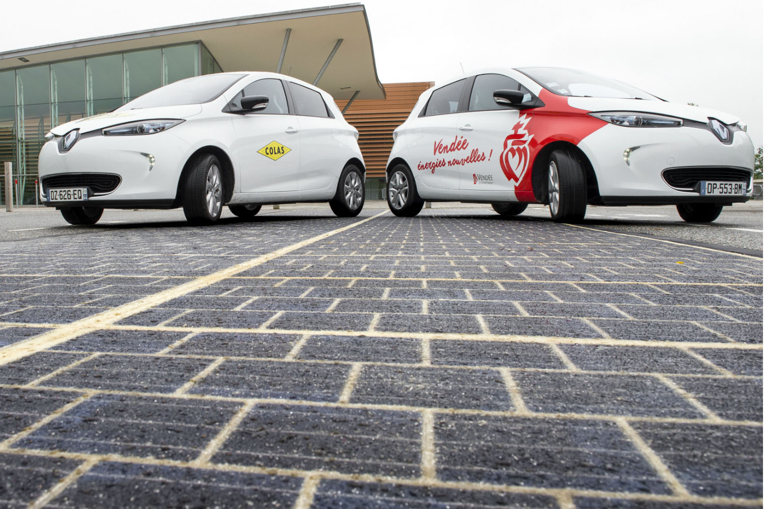 solar panel road france