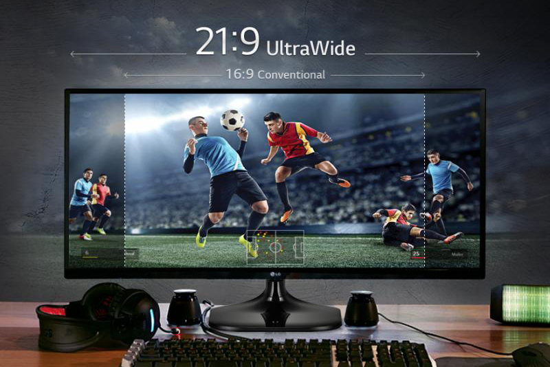 LG 25-inch ultrawide monitor