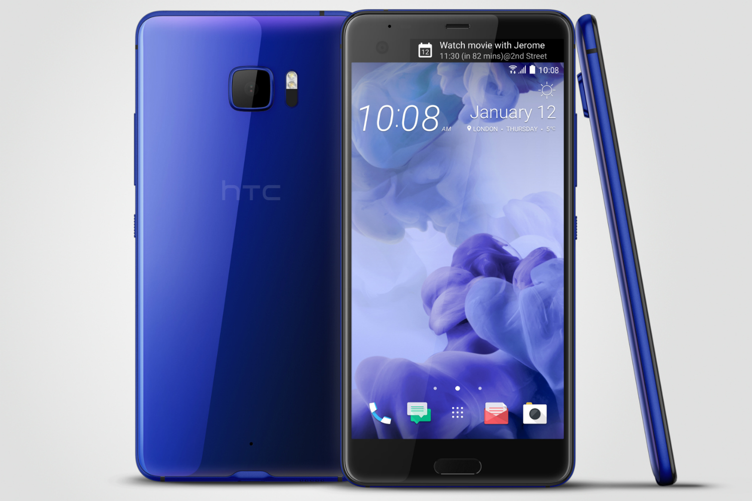 htc u ultra play news blue