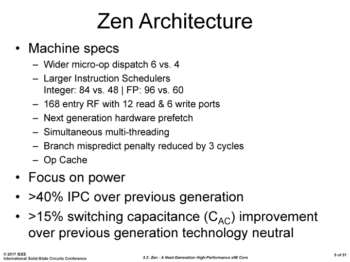 ryzen leaked slides zen core 2