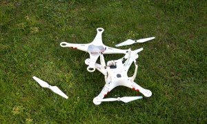 drone reforms after crashing broken