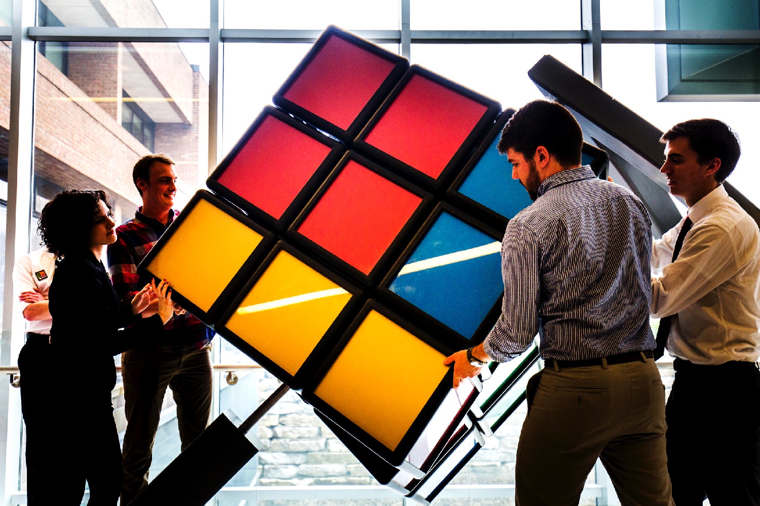 giant rubiks cube michigan university 33173574584 12634a6c70 k