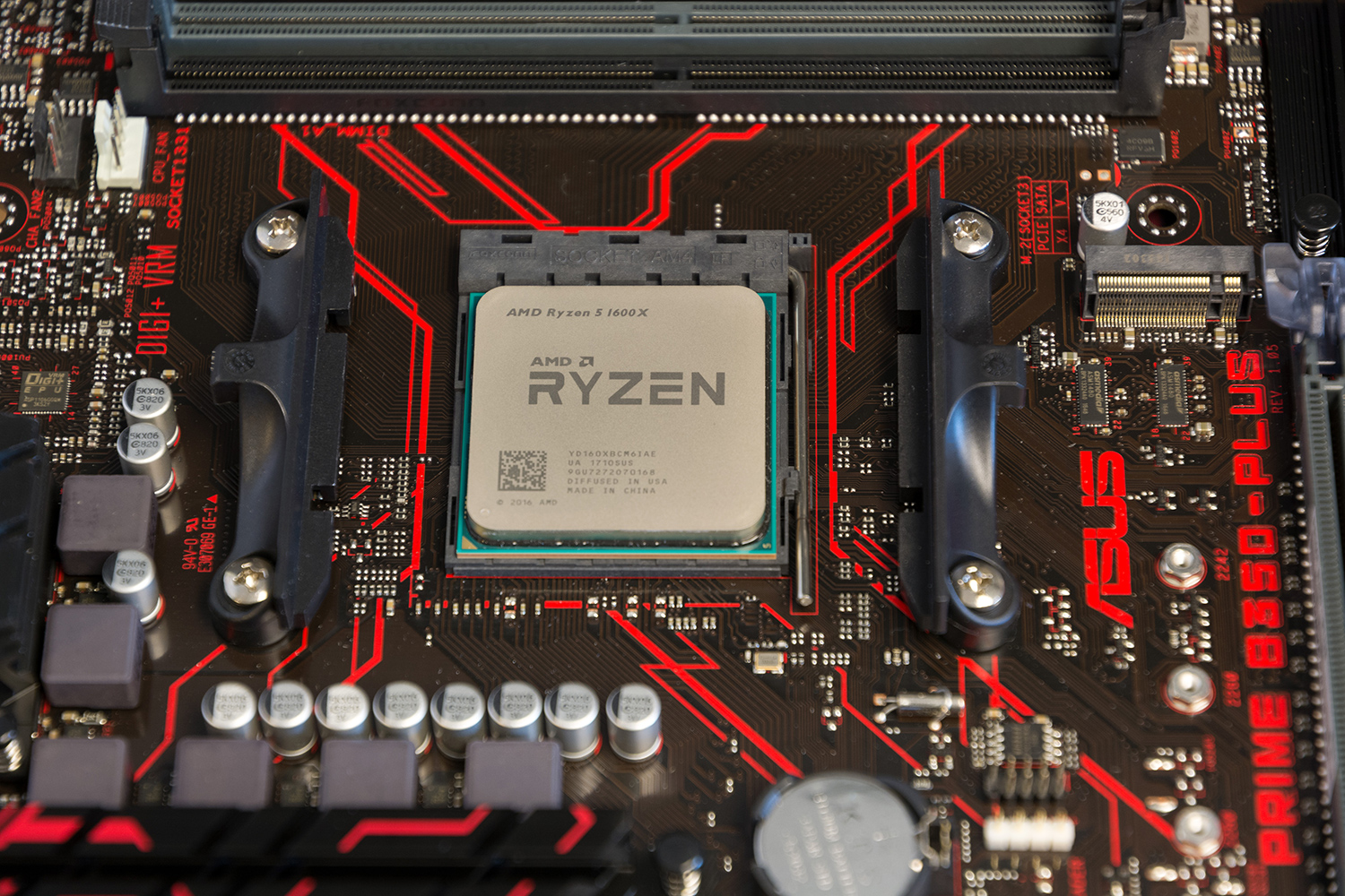 AMD Ryzen 1600X centerturned