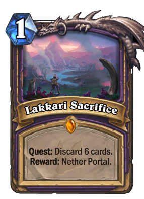 hearthstone decks ungoro lakkari sacrifice 55447