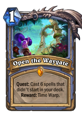 hearthstone decks ungoro open the waygate 55551