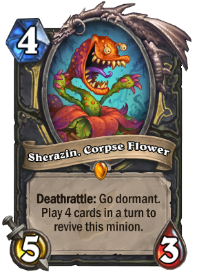 hearthstone decks ungoro sherazin  corpse flower 55457