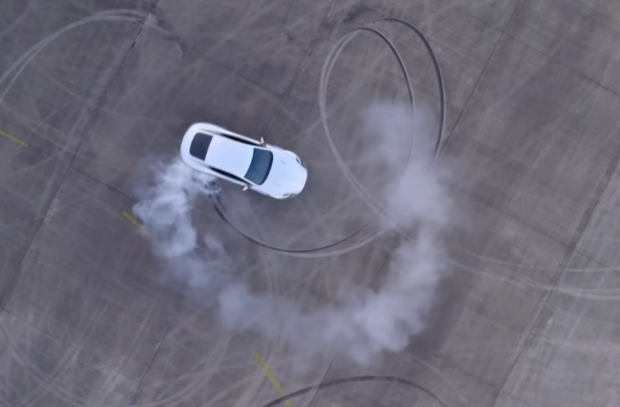 aston martin joyride video smoky donut