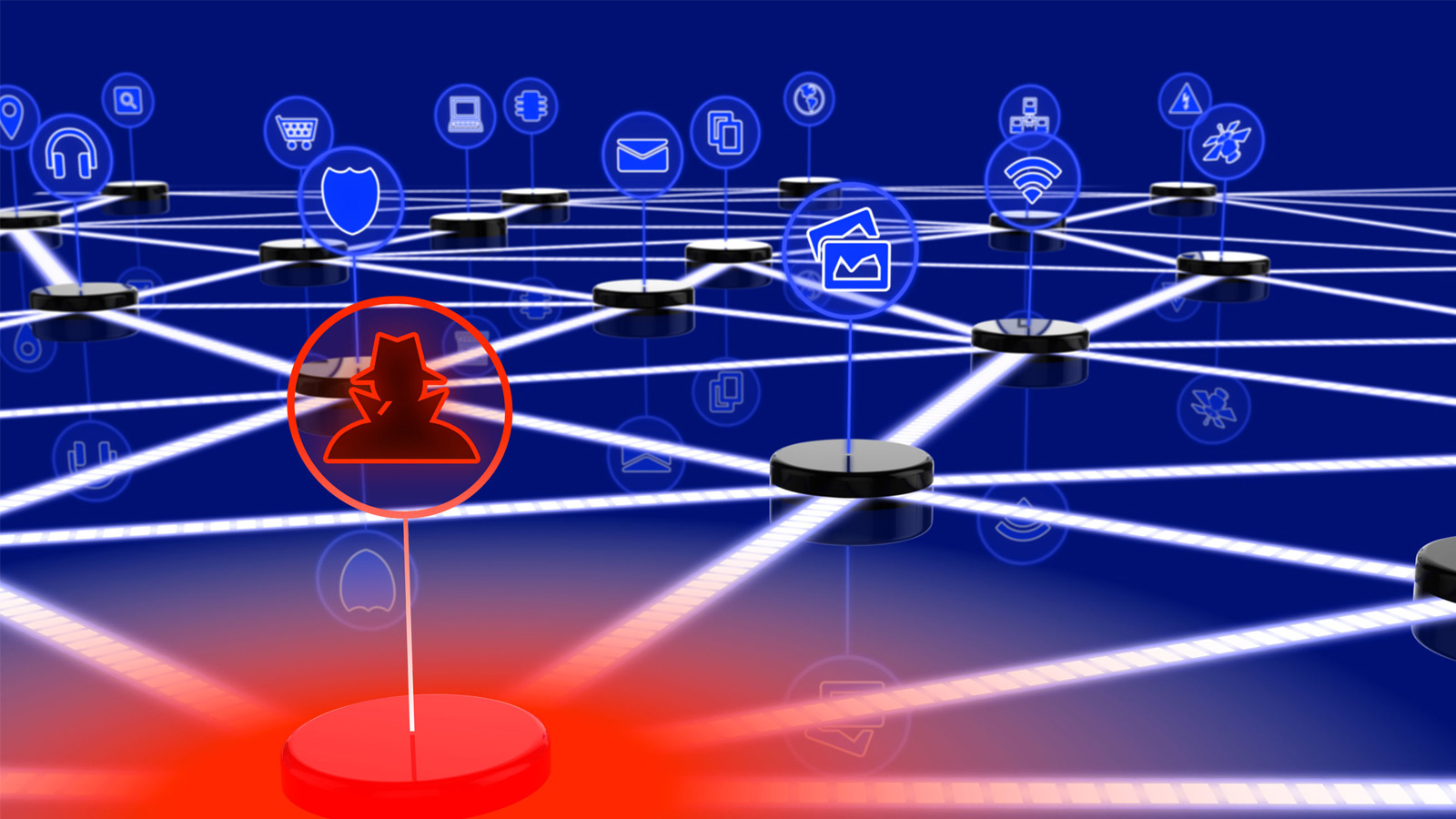 A botnet controls multiple computers as this illustration shows.