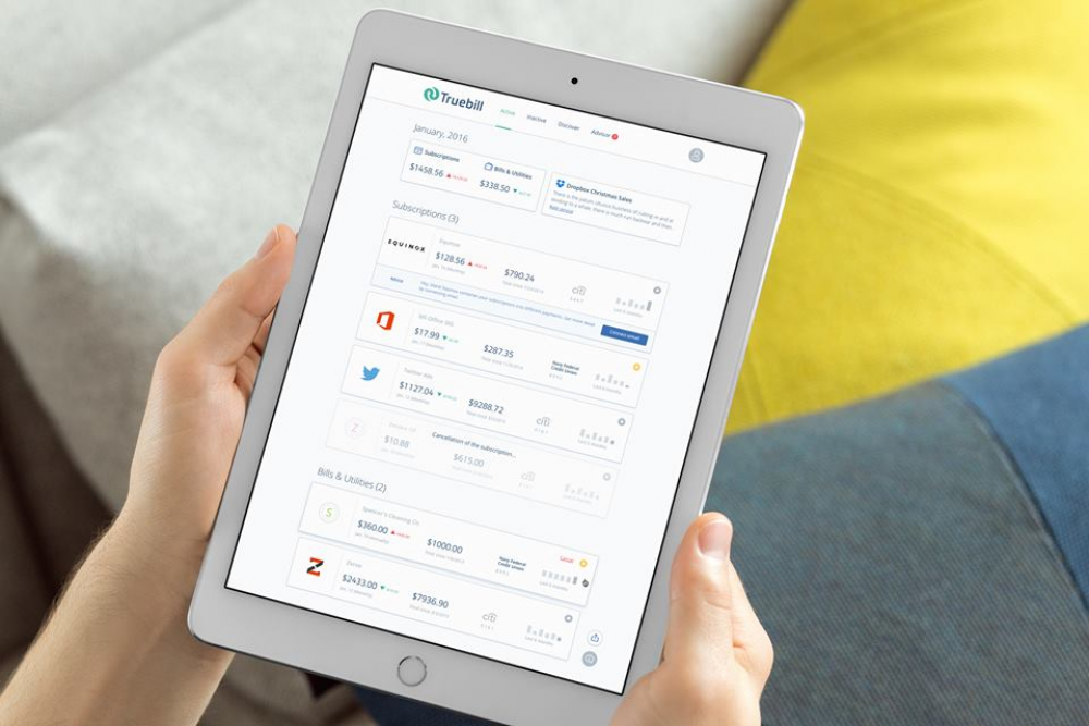 truebill subscriptions bank frees resized
