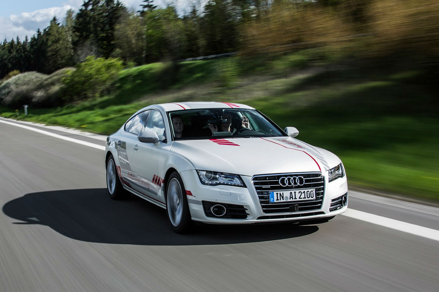 audi self driving car new york a7 concept