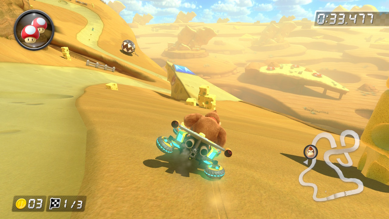 mario kart 8 shortcuts cheese land 2