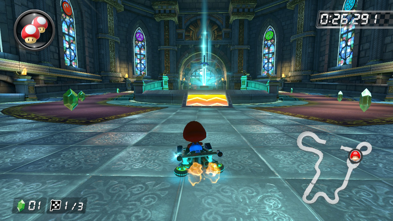 mario kart 8 shortcuts hyrule circuit 2