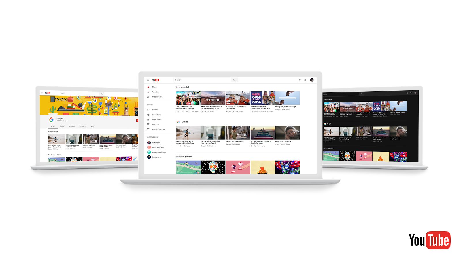 new youtube design and features unveiled yt