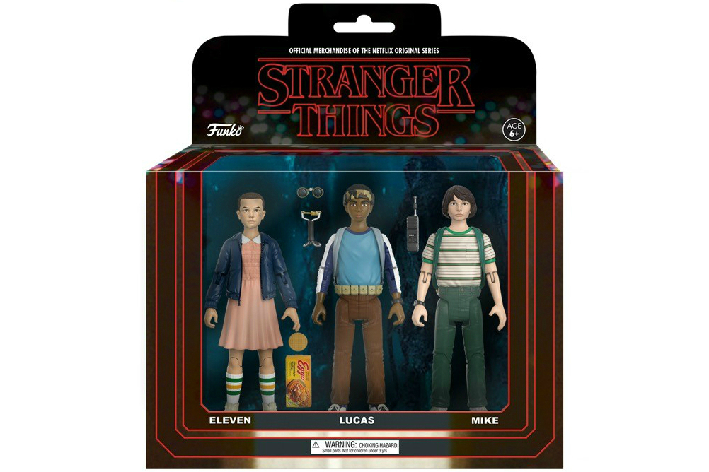 stranger things action figures 1980s netflix pack 1 box