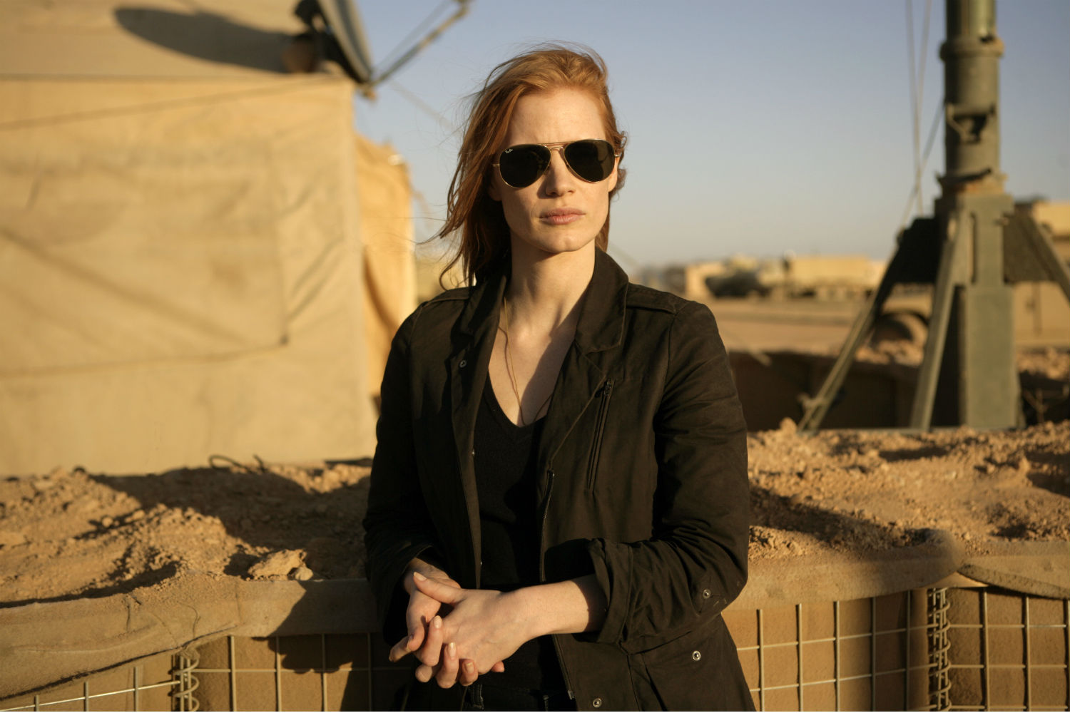 Jessica Chastain in Zero Dark Thirty.