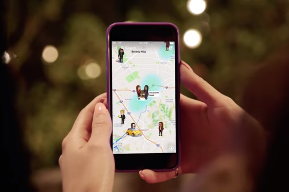 Snapchat Snap Map