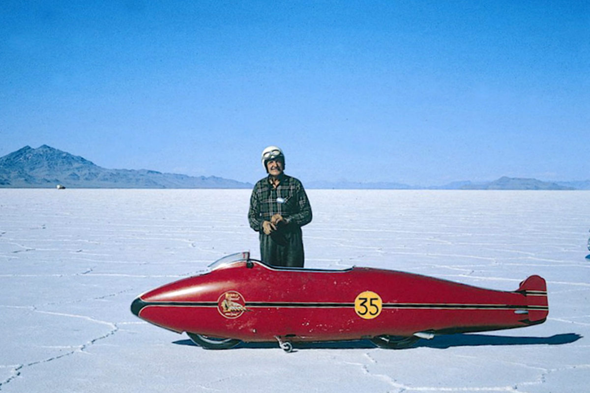 Indian Motorcycle set three land speed records