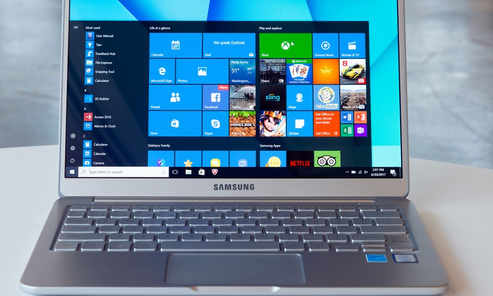 Samsung Notebook 9 screen