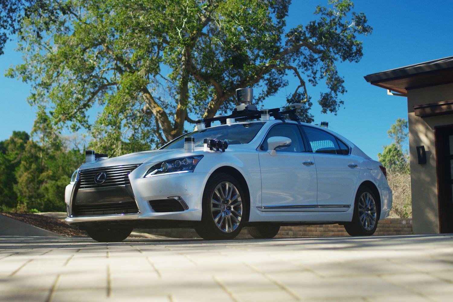 Toyota Lexus LS self-driving car