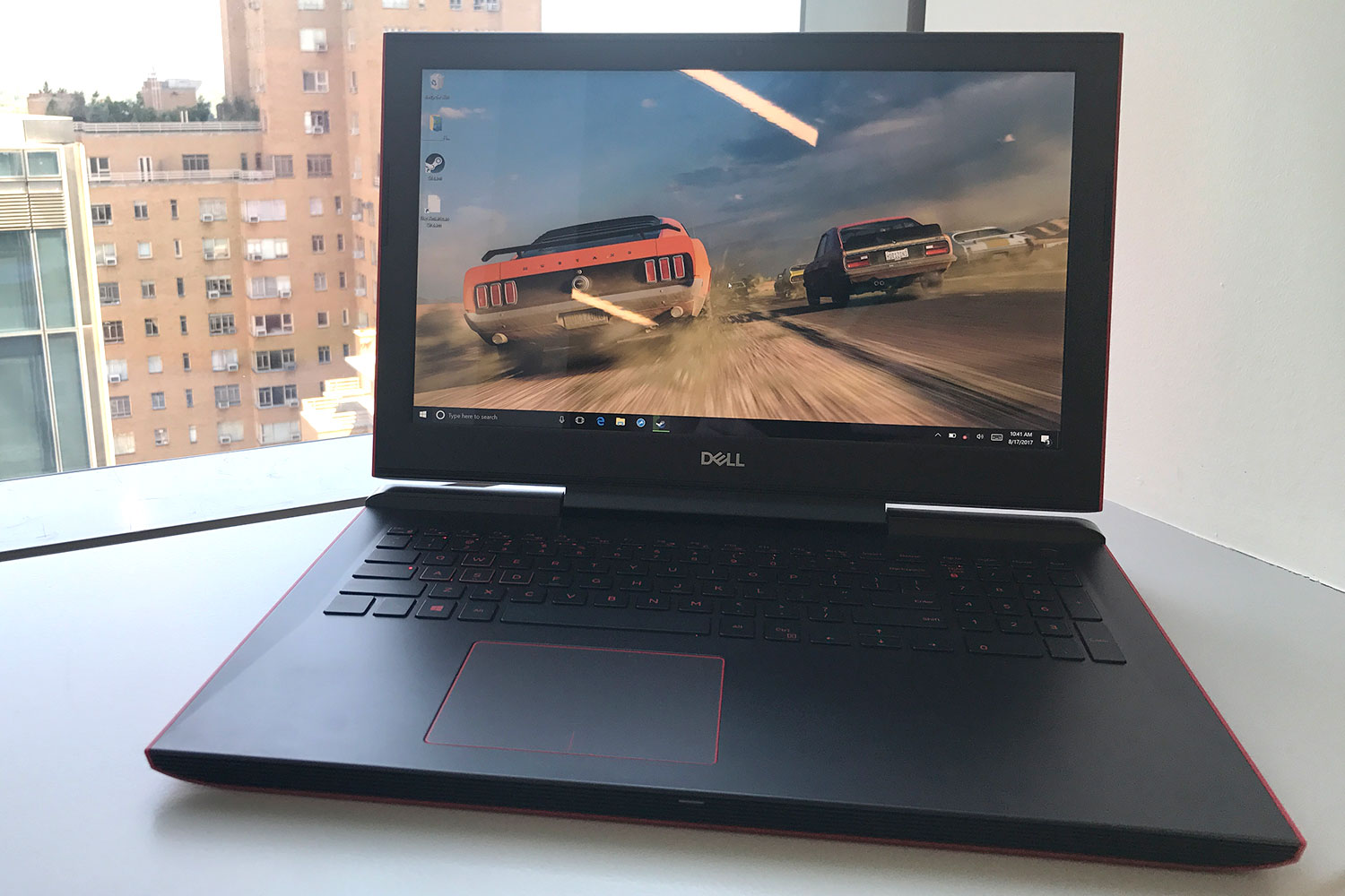 Dell Inspiron 15 7000 Gaming (Late 2017) review open angle