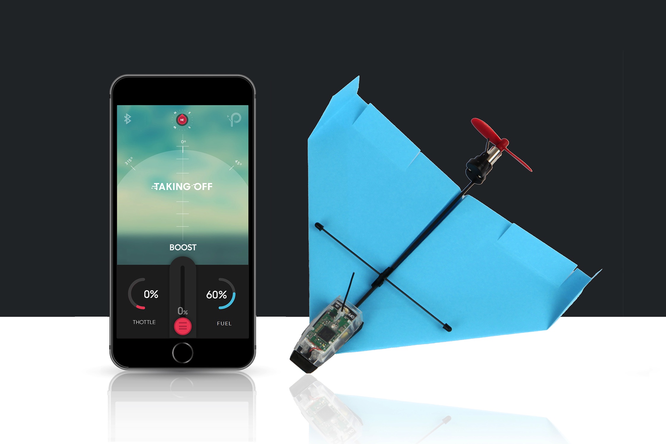 powerup airplane dart kickstarter app and