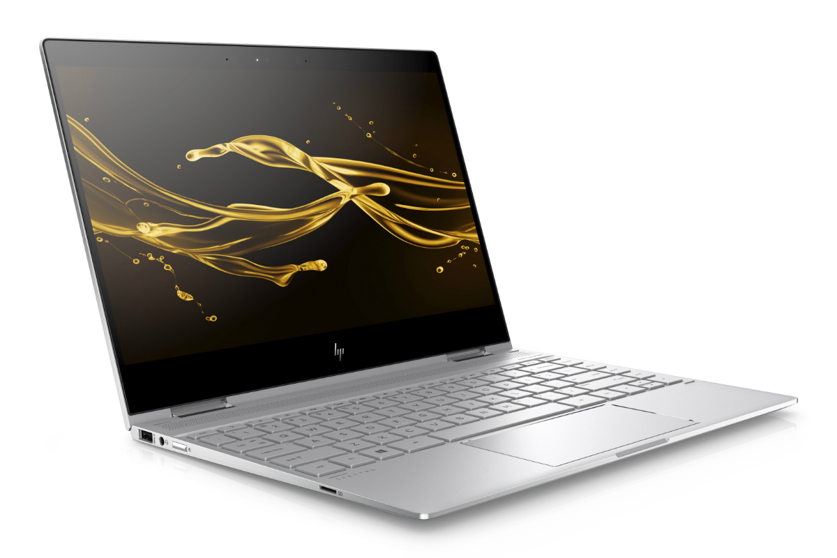 hp spectre line refresh quad core processors x360 13 natural silver front right