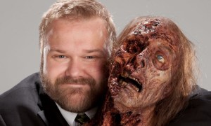 robert kirkman with zombie