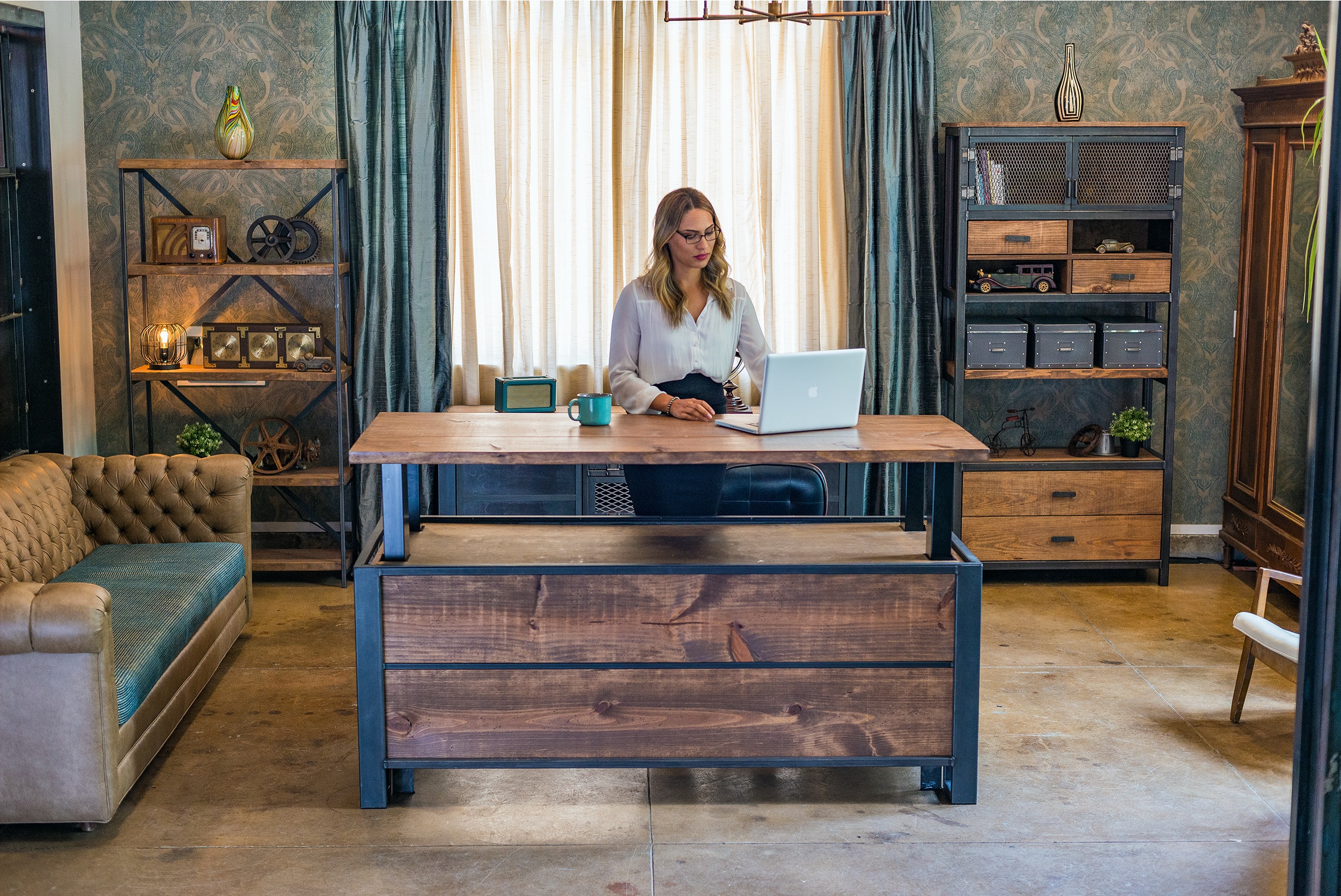 xdesk vintage standing desk 1