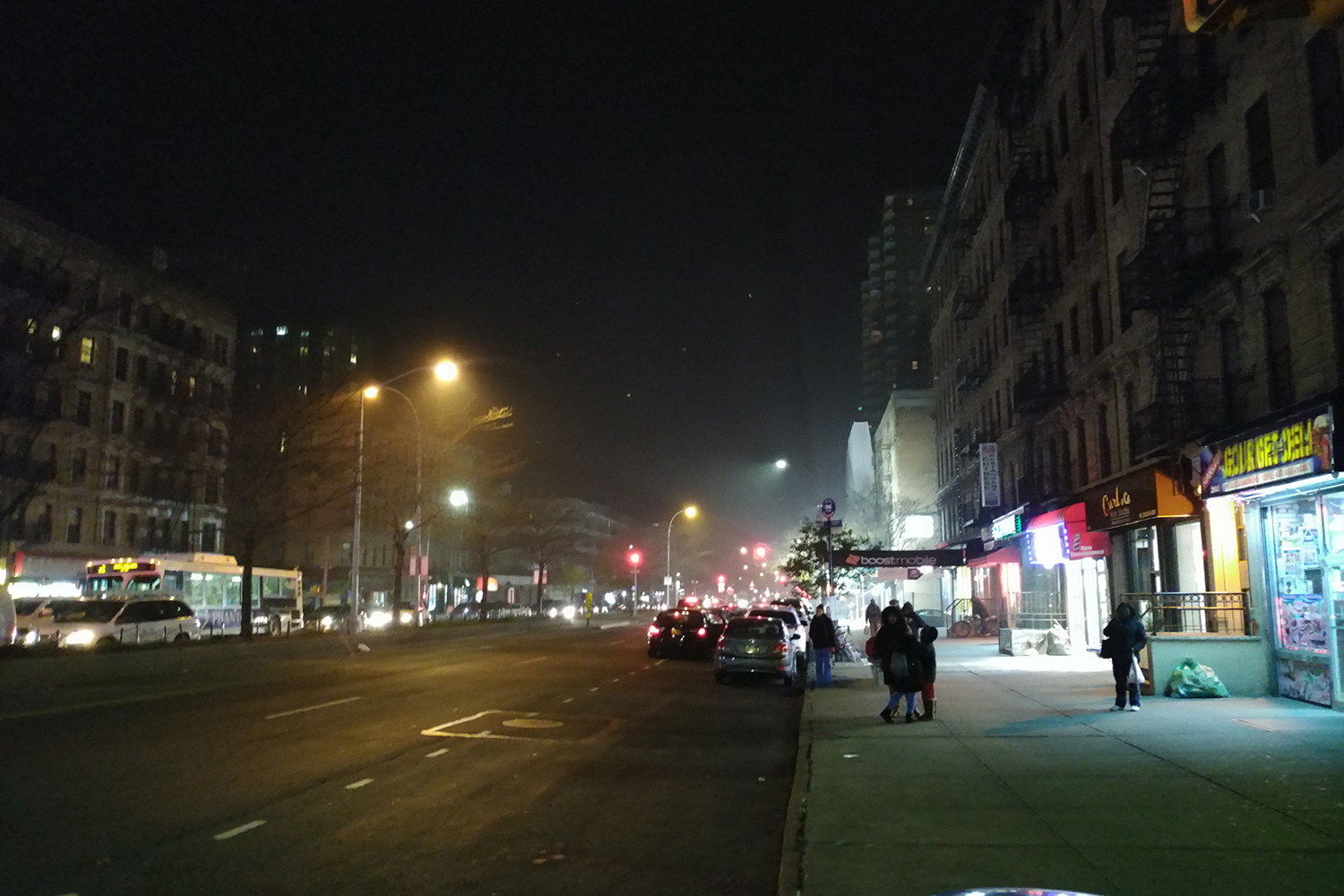 ZTE Axon M camera sample night