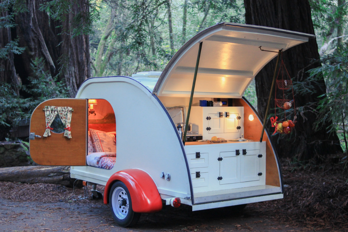 camp weathered forest cottage teardrop trailer forestcottage1