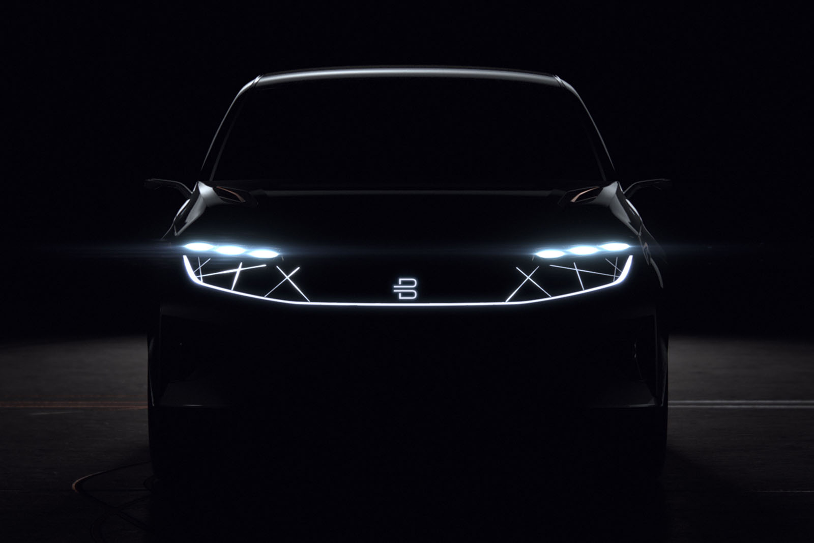 chinese ev startup byton teases new electric suv for ces on january 7 2018  teasers