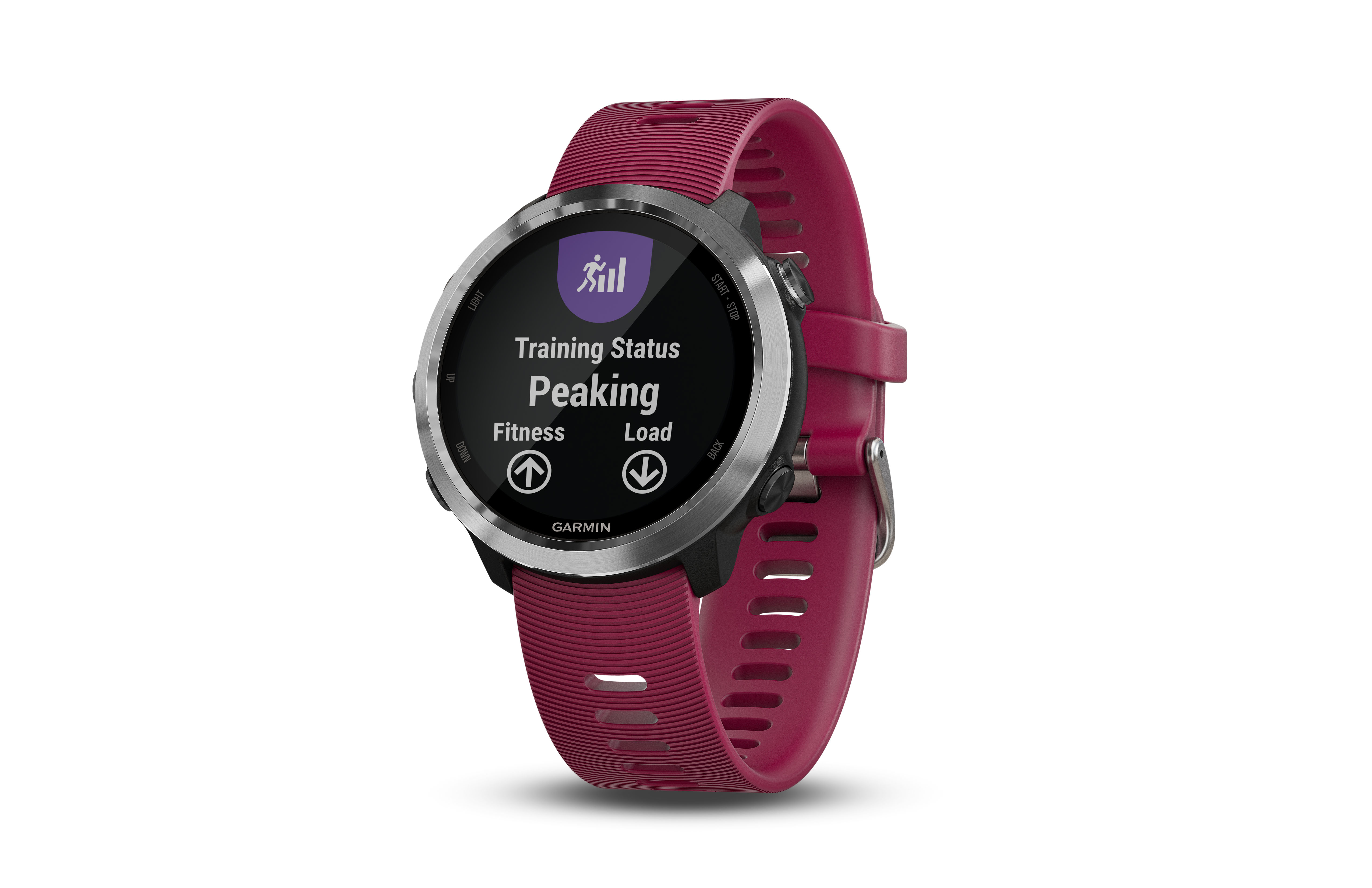 garmin forerunner 645 music smartwatch cerise training status