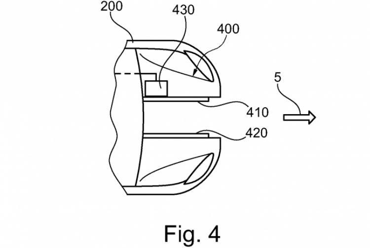 Ford Motorcycle in Car patent