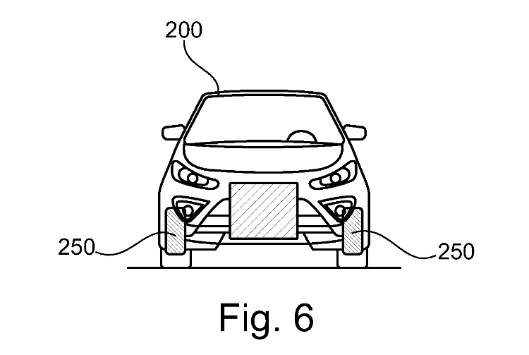 Ford Motorcycle in Car patent