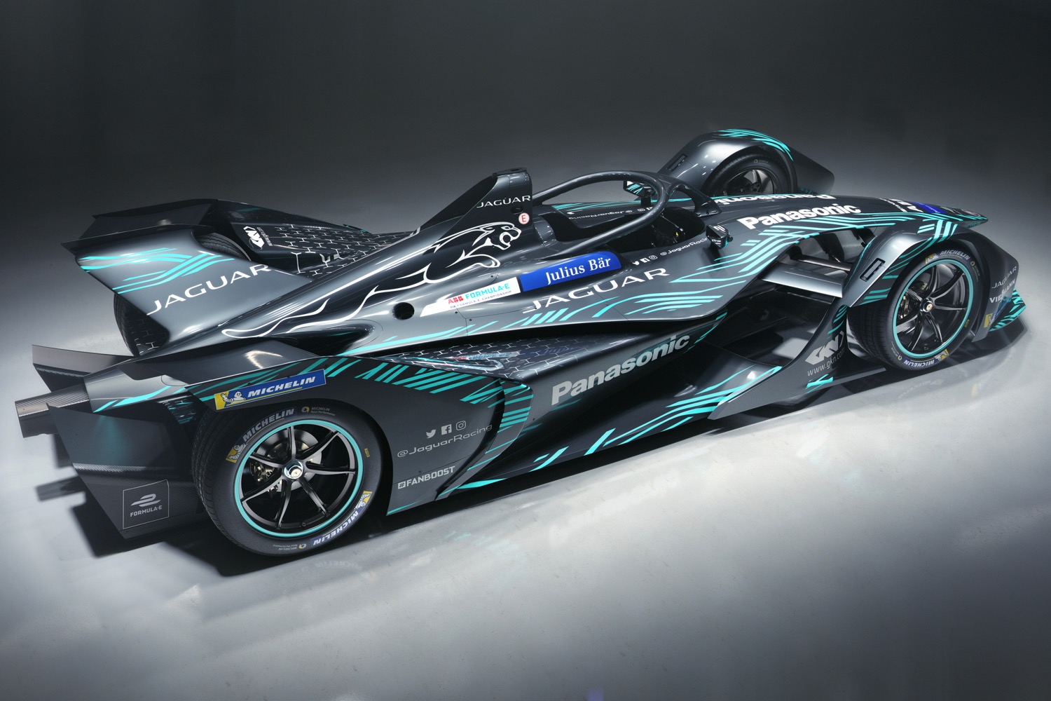 Jaguar I-Type 3 Formula E race car