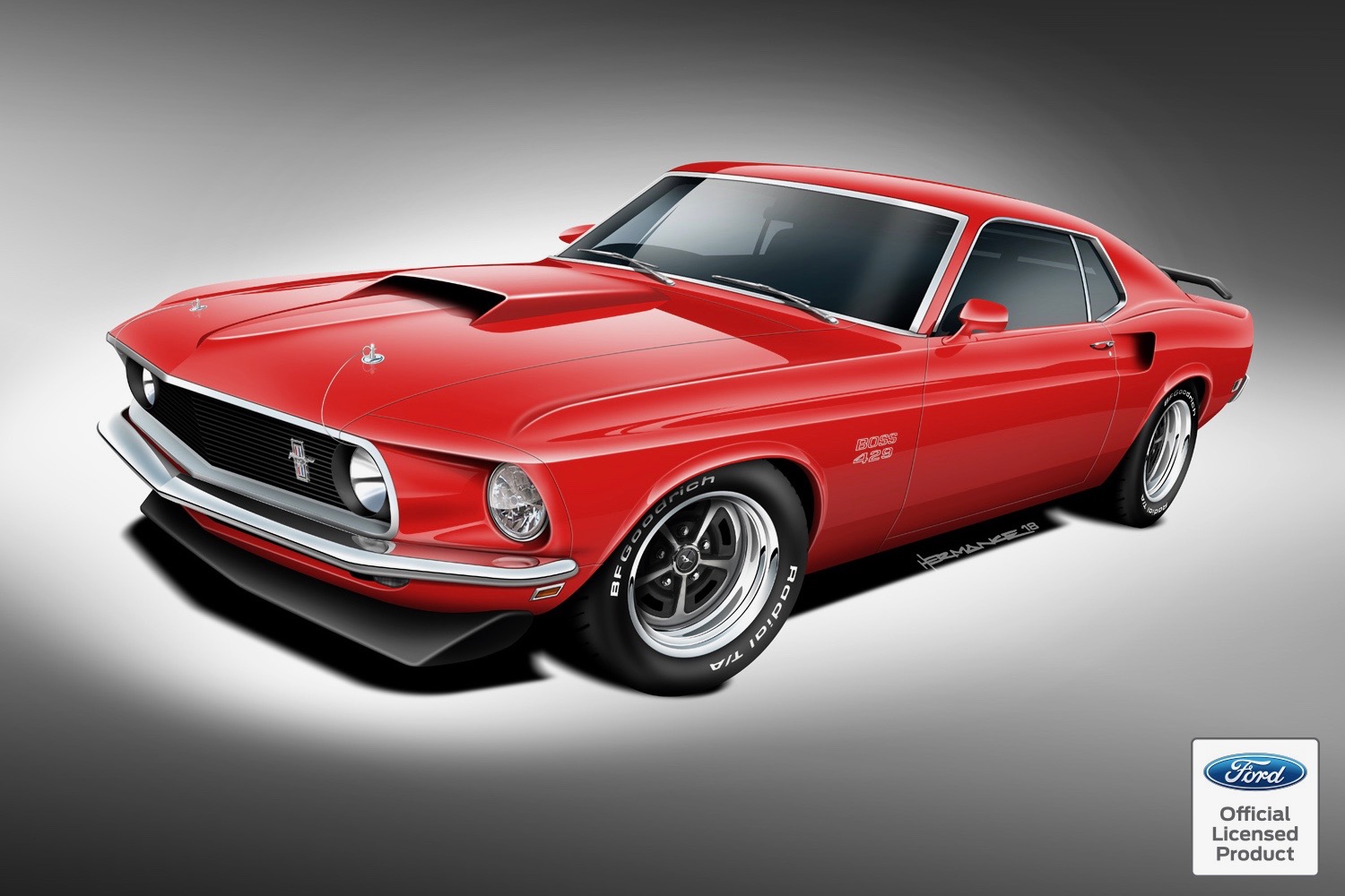 Classic Recreations 1969 Ford Mustang Boss 429